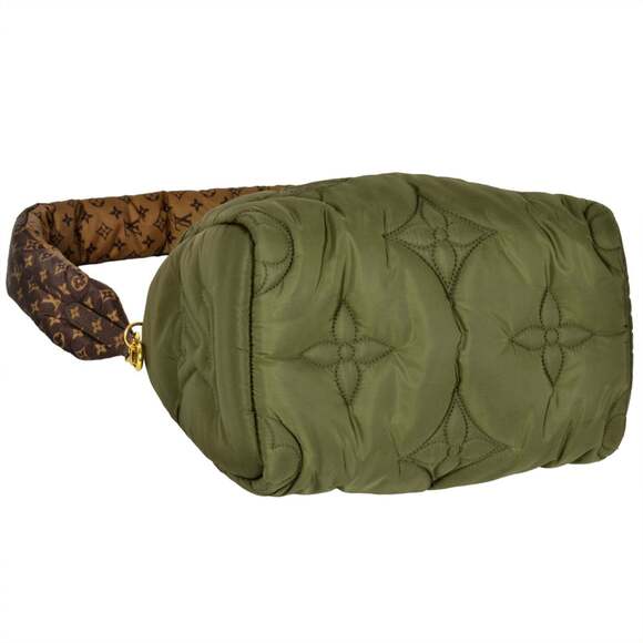 Louis Vuitton LV Pillow Speedy Bandoulière 25 Handbag Nylon M59009 Khaki - Picture 4 of 7